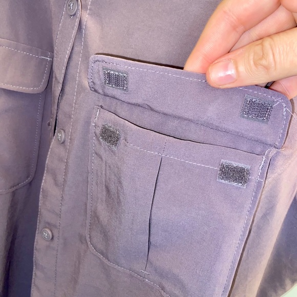 Columbia Omni-Shade Purple Size Large Shirt-SOLD - Picture 4 of 12